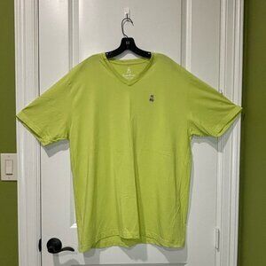 Psycho Bunny Mens Green Classic V-neck TShirt Size XXXL